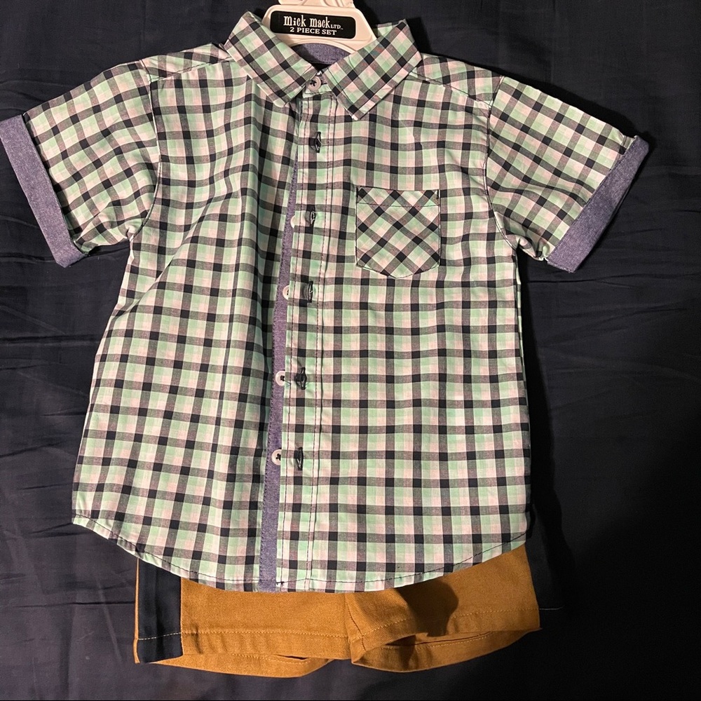 2T two piece short set